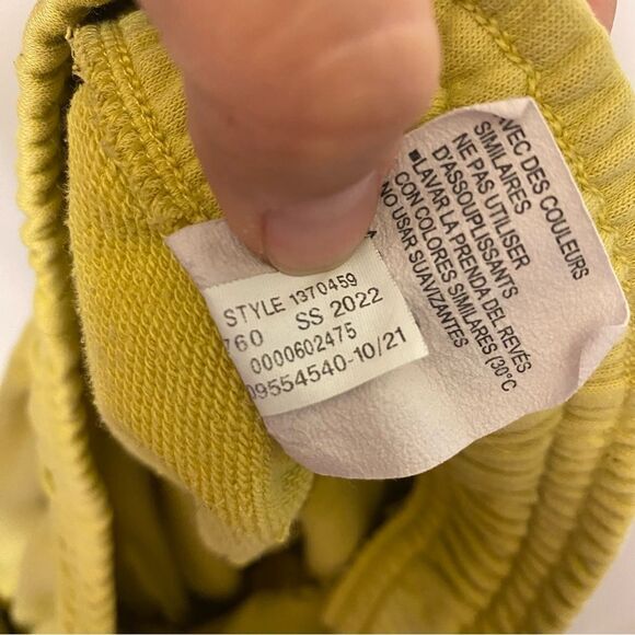 Under Armour UA The Rock Terry yellow pull on drawstring cotton sweat shorts M - Picture 7 of 13